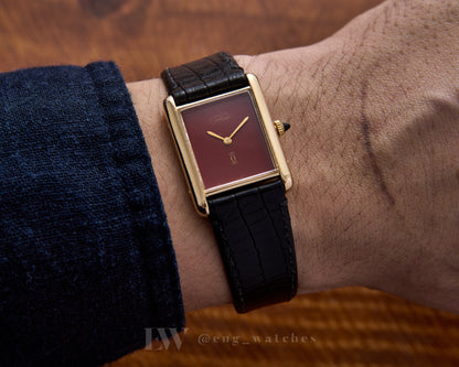 Cartier Must de Cartier Tank Vermeil