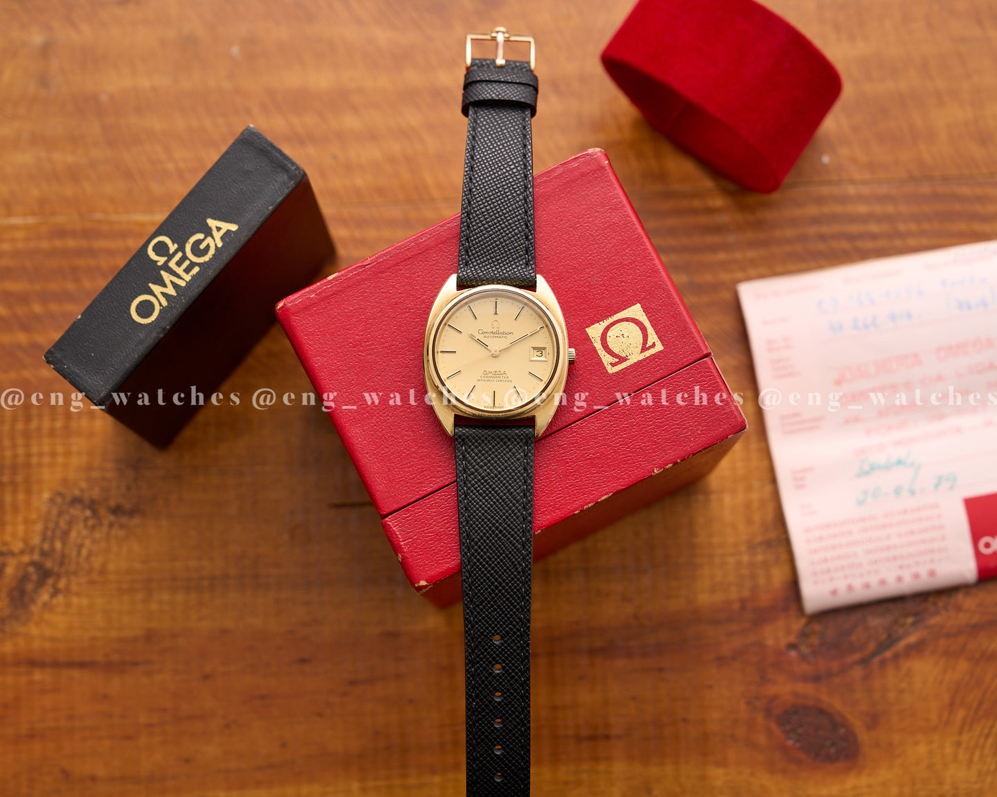 Omega Constellation "C-Shape" CD 168.0056 (with box and documents)