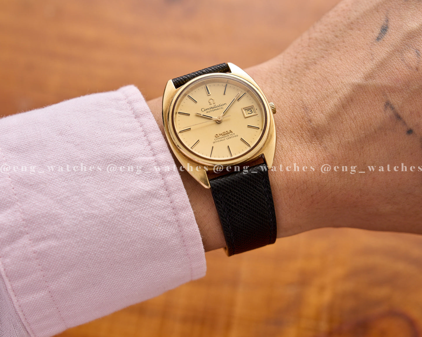 Omega Constellation "C-Shape" CD 168.0056 (with box and documents)