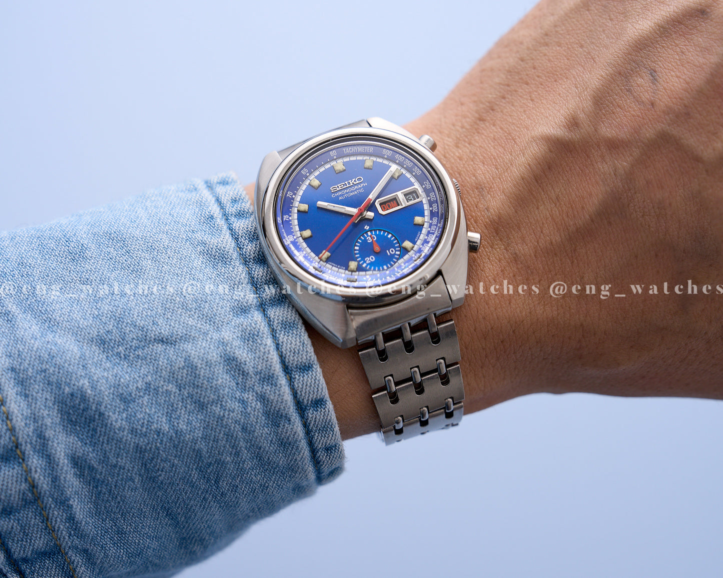 Seiko Chronograph 6139-6012 "Eletric Blue"