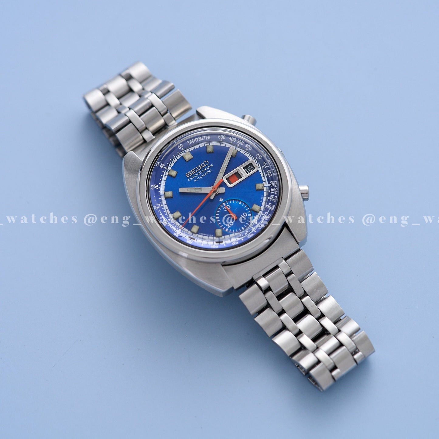 Seiko Chronograph 6139-6012 "Eletric Blue"