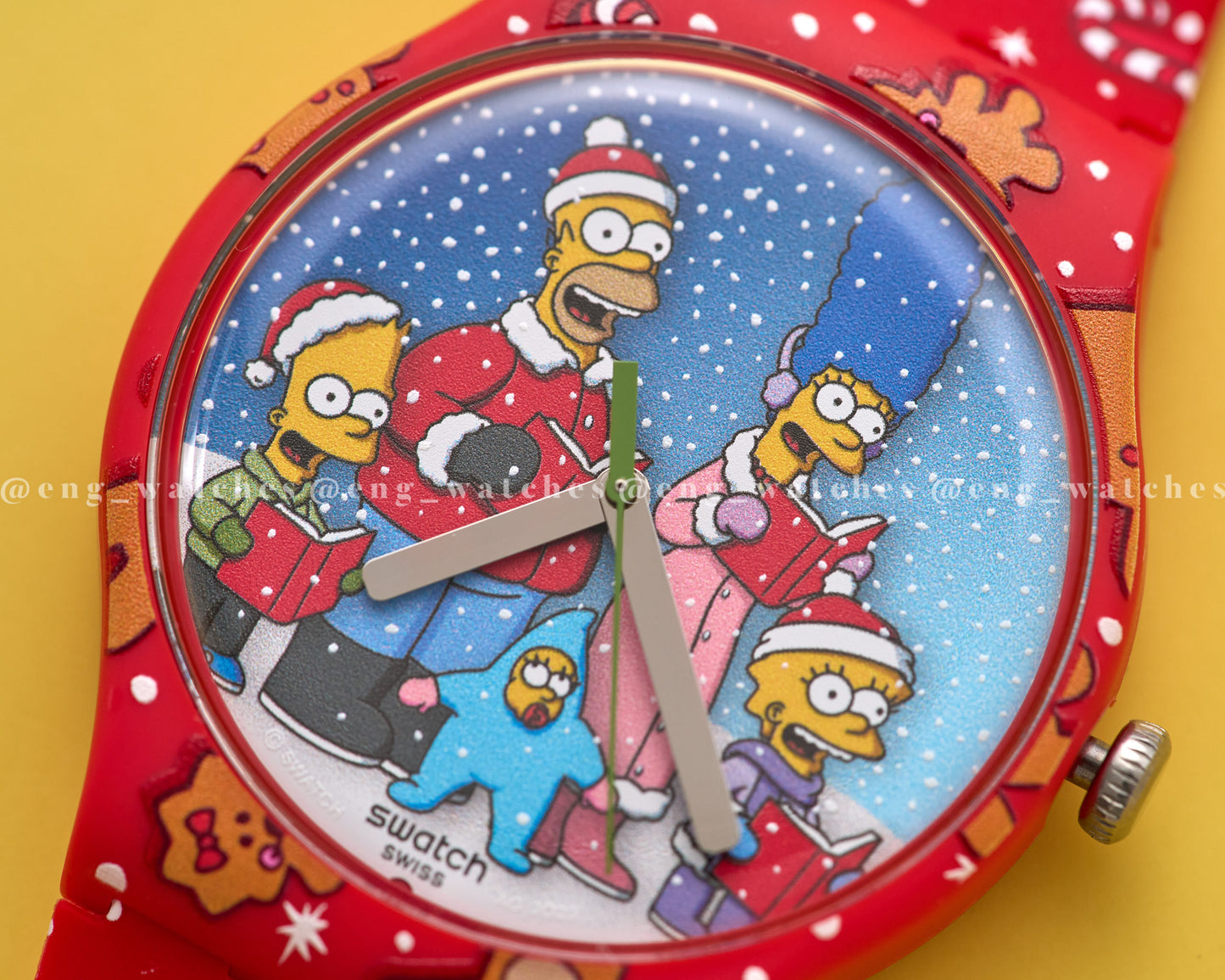 Swatch X The Simpsons "Wondrous Winter Wonderland"