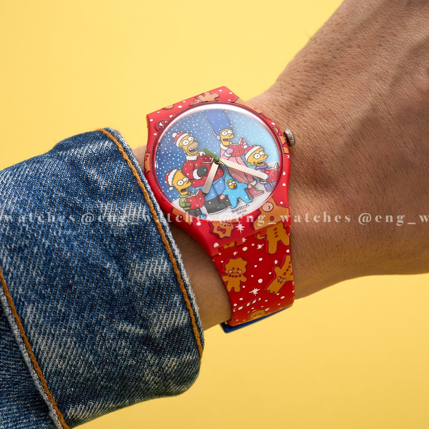 Swatch X The Simpsons "Wondrous Winter Wonderland"