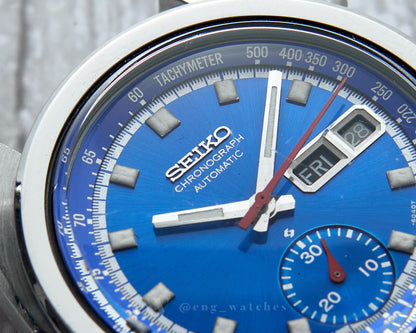 Seiko Chronograph 6139-6012 "Eletric Blue"