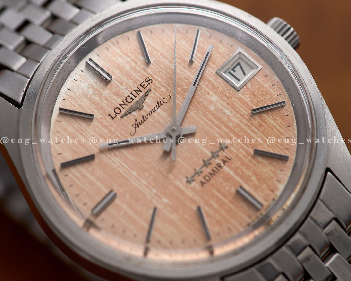 Longines Admiral "Salmon Patina"