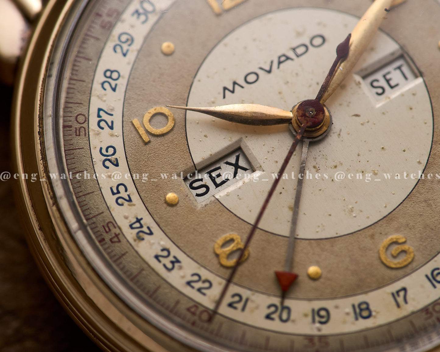 Movado Calendograf Tripe Date