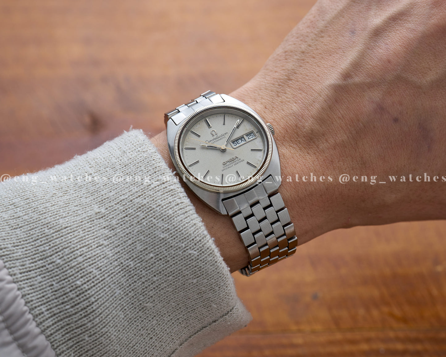 Omega Constellation "C-Shape" Day/Date