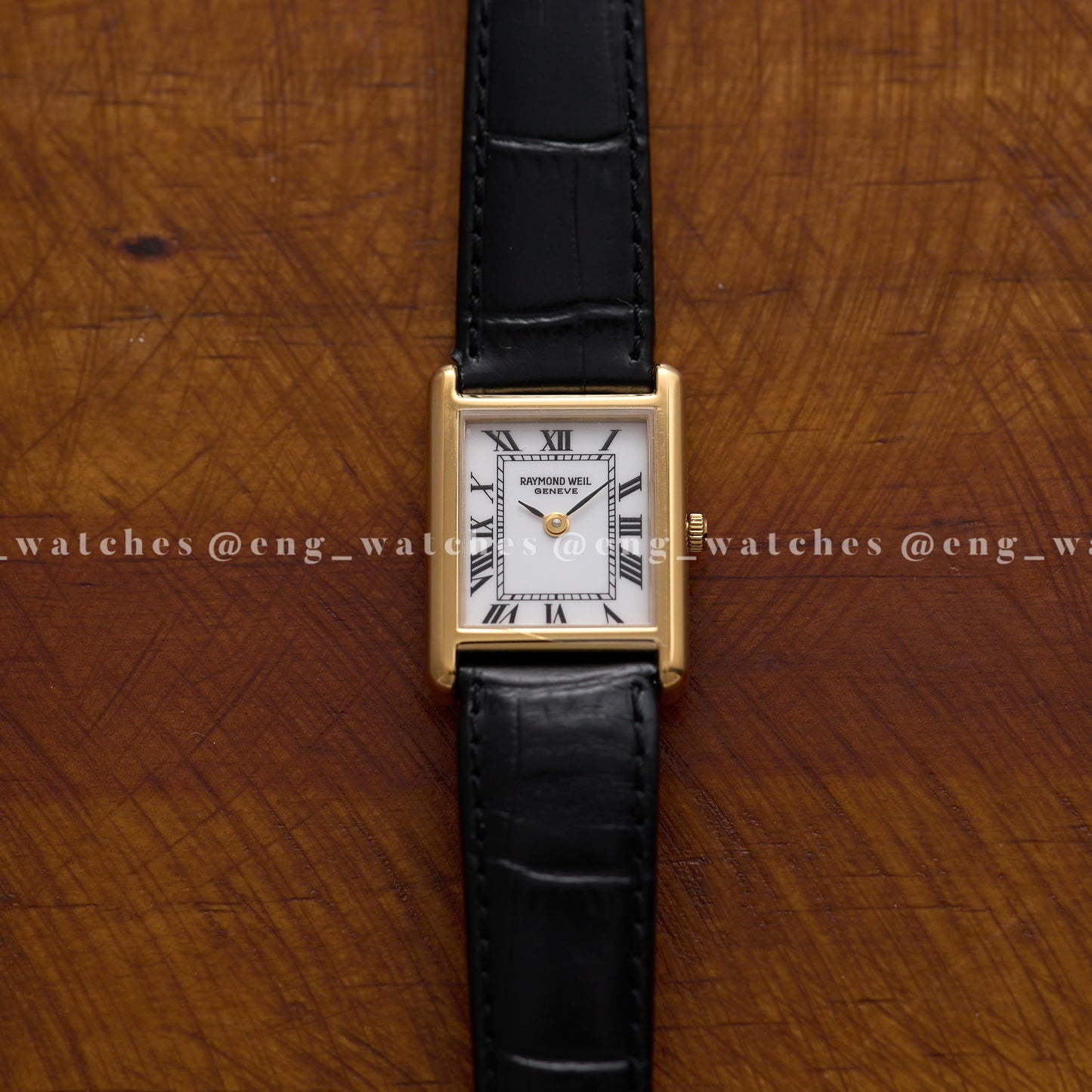 Raymond Weil "Tank" Gold Electroplated (feminino)
