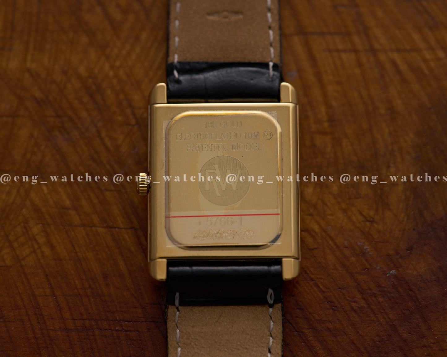 Raymond Weil "Tank" Gold Electroplated (feminino)