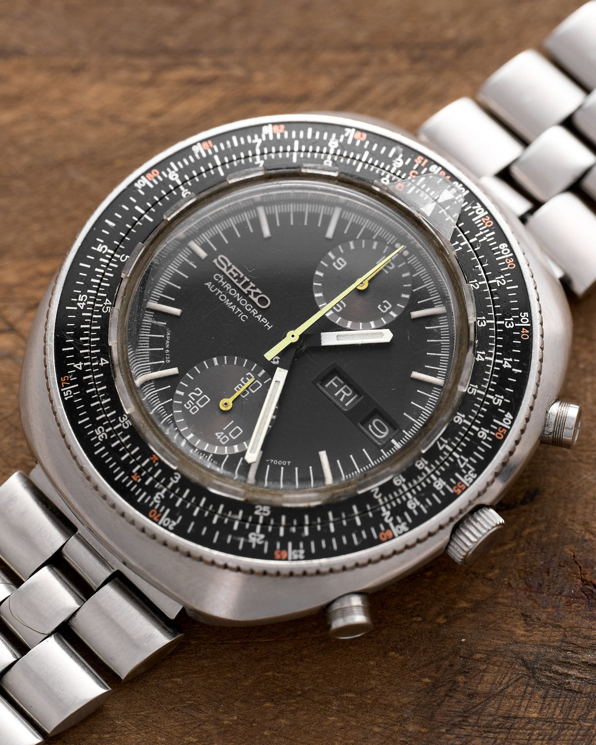 Seiko Chronograph 6138-7000 "Slide Rule Calculator"