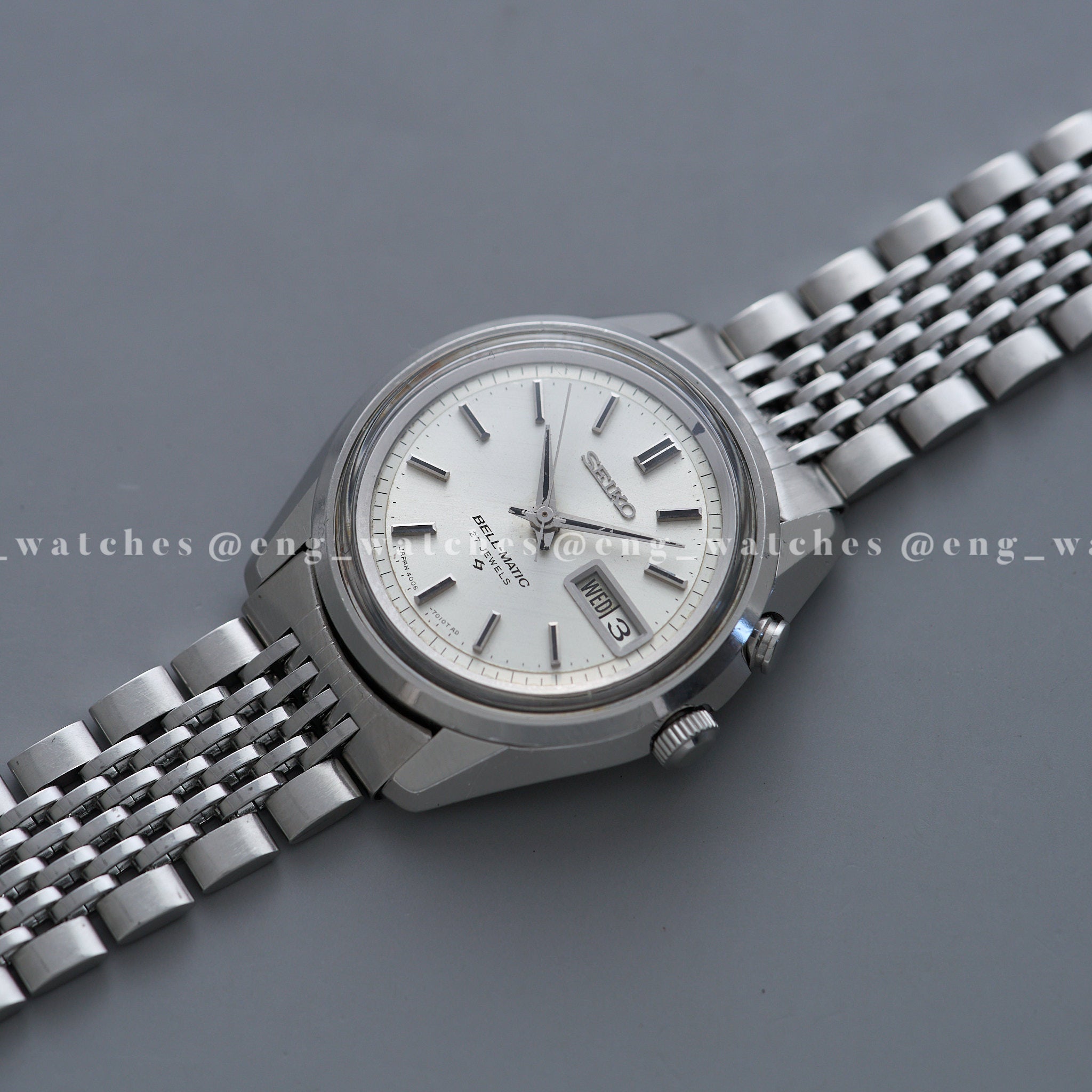 セイコーベルマチック（BELL-MATIC）腕時計4006-7010 Seiko Bell-Matic 4006-7010 – Eng Watches
