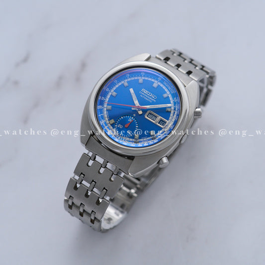 Seiko Chronograph 6139-6012 "Eletric Blue"