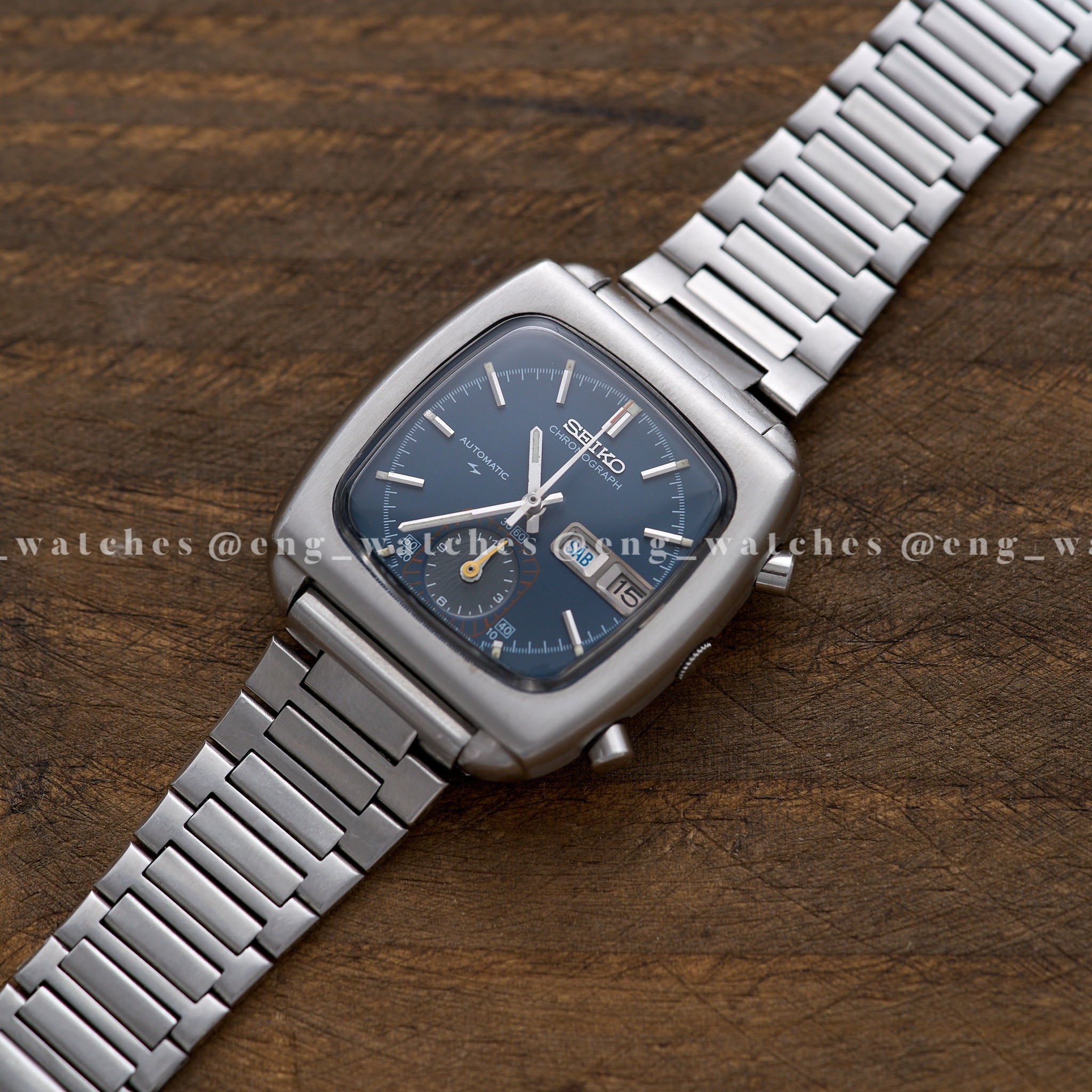 【稼働】SEIKO SPORTS 7016-5000 自動巻き腕時計 Seiko Chronograph 7016-5000 