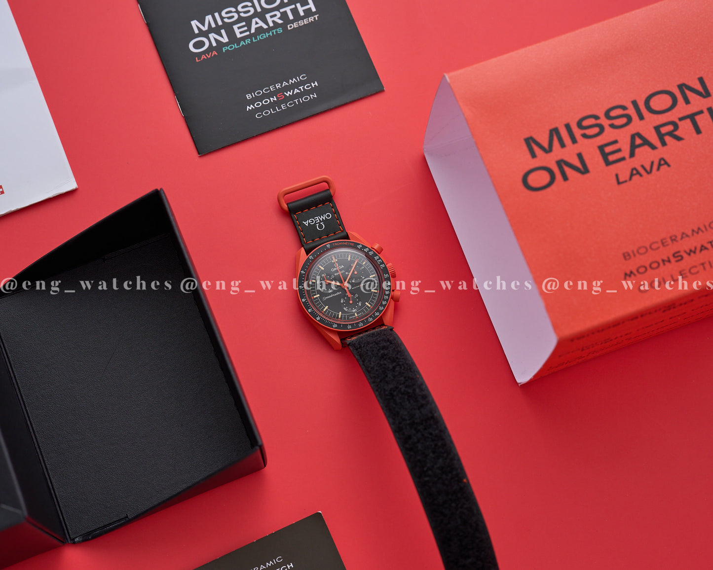Swatch x Omega Mission on Earth Lava