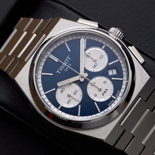 Tissot PRX Chronograph "Blue Panda"